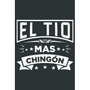 Imagem de El Tio Mas Chingon Funny Spanish Fathers Day Gift: Heart Journal Notebook 6x9 inch 100pages