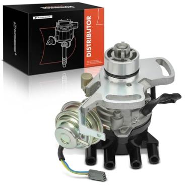 Imagem de A-Premium Distribuidor de ignição com tampa e rotor compatível com Mazda 626 1988-1992 2.2L, MX-6 1988-1992 2.2L e Ford Probe 1989-1992 2.2L