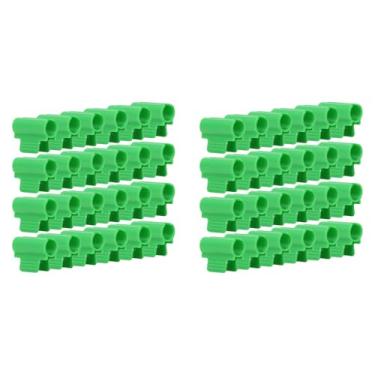 Imagem de 48 Braçadeiras da Estufa Dos Pces, único Grampo da Argola do Túnel da Rede da Cobertura da Fileira da Cabeça para Fixar a Cobertura da Planta (19mm)