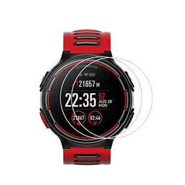 Imagem de Película protetora de tela Zshion para Coros PACE, película de vidro temperado de dureza 9H para relógio esportivo Coros PACE GPS com anti-impressão digital resistente a arranhões (pacote com 3)