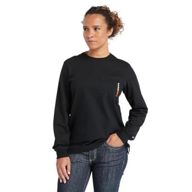 Imagem de Timberland PRO Camiseta FR Cotton Core Pocket com logotipo preto MD