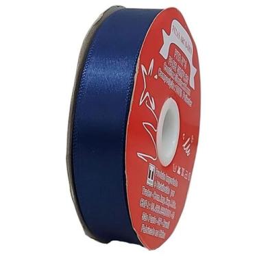 Imagem de Fita de Cetim Trader 22mm N5 com 50 Metros, COR 116 MARINHO, 50 METROS