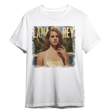 Imagem de Camiseta Basica Cantora Lana Del Rey Album Paradise Unissex - Abstract