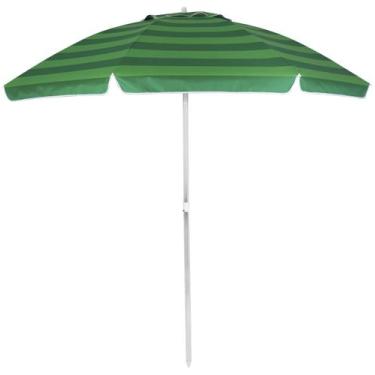 Imagem de Guarda Sol 2,4 Metros Para Piscina Praia Pesca Articulado Verde Azul B