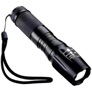 Imagem de Lanterna LED Tática Cree 66.000 Lúmens 3 Modos de Operação  Carregamen