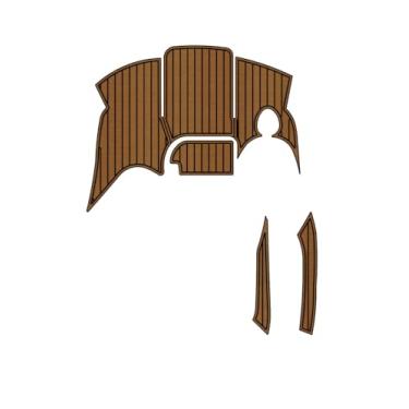 Imagem de ZVZ Almofadas de painel Bayliner 2855 2004 | Seadek Tapete de deck de EVA para piso de barco alternativo - Tapete marinho antiderrapante de 1/10.2 cm, tapete de cabine de barco resistente a UV para