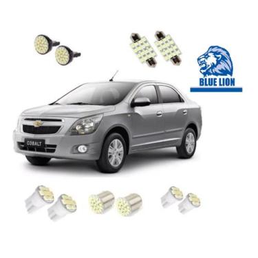 Imagem de Kit Lâmpada Led Cobalt Gm Meia Luz Teto Placa Ré Farolete - Blue lion