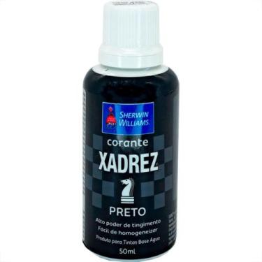 Imagem de Corante Para Tinta Xadrez Preto (50Ml) - Kit C/12 Pecas - SHERWIN WILL