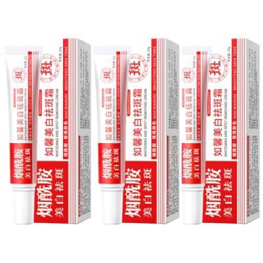 Imagem de 3 peças de creme de niacinamida 20 g/creme de manchas clareador manchas de desbotamento melhoram a opacidade, iluminam o tom da pele