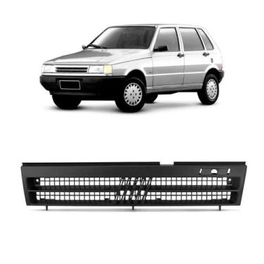 Imagem de Grade Radiador Uno 1991 A 1999 Completa Preto - SP ACESSÓRIOS