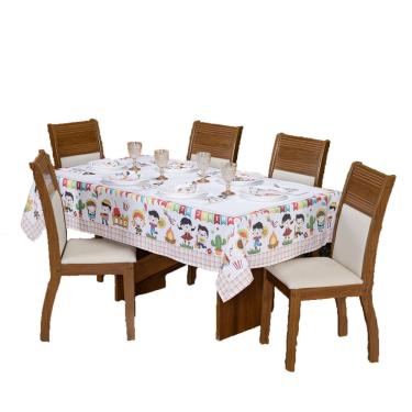 Imagem de Toalha De Mesa Avulsa Festa Junina 8 Lugares 3,00 X 1,50