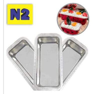 Imagem de Conjunto de Assadeira, Kit Com 3 Formas Para Fazer  Pão De 24cm Em Alu