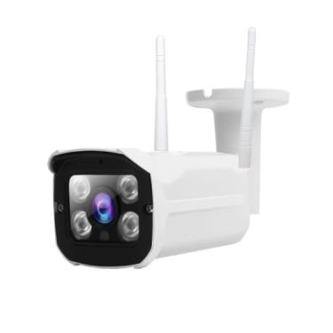 Imagem de Câmera De Segurança Externa Ip Wifi 1080p Visão Noturna Onvif Sensor Movimento Audio