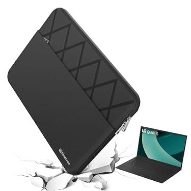 Imagem de Smatree Capa para laptop de 15,6 polegadas para LG Gram de 15,6 polegadas LG Gram, para LG Gram Superslim 15,6 OLED, capa protetora para laptop com bolso para acessórios, zíper YKK, design patenteado