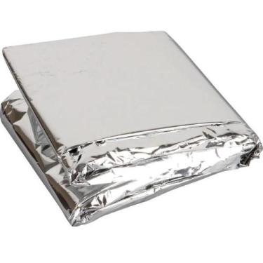 Imagem de Cobertor Manta Térmica  Aluminizada para Resgate Hipotermia - Indavida