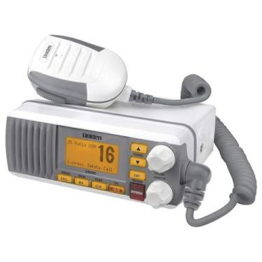 Imagem de Rádio Vhf Uniden Um 385 Dsc Noaa 25 Watts Homologado Branco - Abrolhos