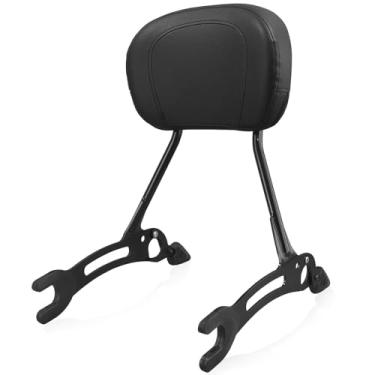 Imagem de NOVALLA 43.2 cm Passenger Sissy Bar for Indian Challenger Chieftain Indian Pursuit Springfield Roadmaster Vintage 2014-2024 (preto)