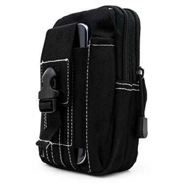 Imagem de Bastex Capa tática universal multiuso para smartphone coldre preto EDC bolsa de transporte bolsa cinto bolsa de cintura Gadget bolso para dinheiro para iPhone 6s Samsung Galaxy S7 Note5 LG G5 iPhone 7