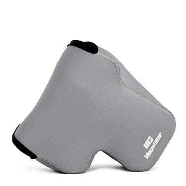Imagem de Capa de Neoprene Ultra Leve MegaGear compatível com lentes Olympus OM-D E-M1 12-40 mm, Cinza
