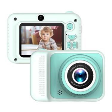 Imagem de Câmera digital, tela de 20 MP 1080P, lentes duplas, bateria de longa duração, câmera infantil, jogos e filtros incluídos (Q1#GR), P1
