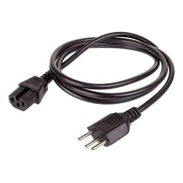 Imagem de Cabo De Força Kross 1.5m 3x0,75 10 Amperes Black