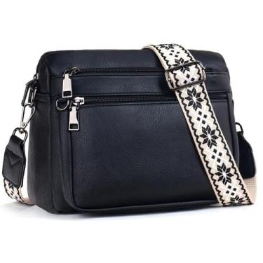 Imagem de Bolsas tiracolo ATERITSSI em material vegano moderno para mulheres