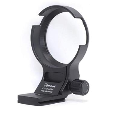 Imagem de Anel de montagem de tripé, colar de lente de metal com placa de liberação rápida ARCA para Canon RF 24-240 mm f/4-6.3 é lente USM, compatível com cabeça esférica de tripé Arca-Swiss