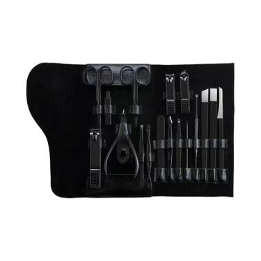 Imagem de Conjunto De Manicure E Pedicure Com Cortador De Unhas De Aço Inoxidáve