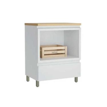 Imagem de Módulo Cozinha Nesher Marquesa Balcão c/ Tampo c/ 1 Gaveta e 1 Nicho p