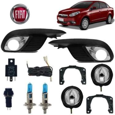 Imagem de Kit Acab+Farol Auxiliar Grand Siena 2017 H1 SB Completo - BWR