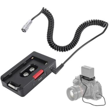 Imagem de Plate Adaptador de Bateria NP-F para Blackmagic 4K 6K 6KPro - WorldVie