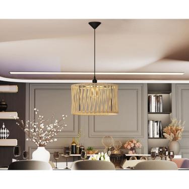 Imagem de Pendente Lustre Em Corda Naútica Aço Carbono Nobre