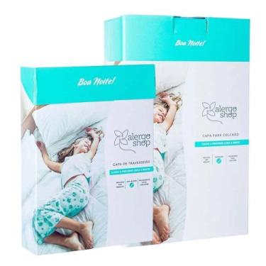 Imagem de KIT Capa Travesseiro + Capa Antiácaro para Colchão Solteiro Super Soft