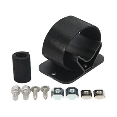 Imagem de Rack de roda traseira de bicicleta Rack fixo Liberação rápida Alumínio Liga portátil Suporte de montagem do telhado para armazenamento e transporte de bicicletas