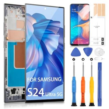 Imagem de Substituição de tela TFT para Samsung Galaxy S24 Ultra 5G - para Galaxy S24 Ultra 5G LCD Display Touch Screen SM-S928B S928B/DS S928U S928N LCD digitalizador de vidro conjunto completo com moldura