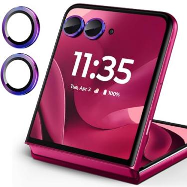 Imagem de Zeking (2 conjuntos) para Motorola Razr 60 Ultra Protetor de lente de câmera Motorola Razr Ultra 2025 Protetor de lente de câmera resistente a arranhões HD Clarity Ultra-fino 9H vidro temperado com