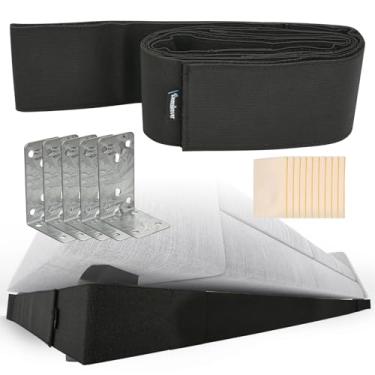 Imagem de Homakover Bloqueador de sofá de 2,5 m, amortecedor de alça elástica ajustável para evitar que brinquedos e detritos, conectores para sofás fiquem presos sob móveis e sofás (21 cm x 7 cm)