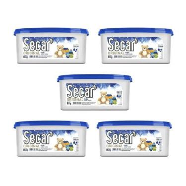 Imagem de Kit 5 Antimofo Secar Original 80g Mofo Bolor Fungos Bactéria Umidade D