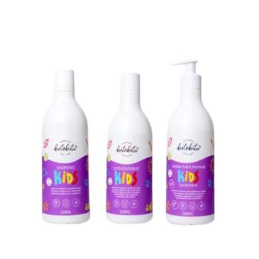 Imagem de Kit Kids Betobita Shampoo, Condicionador e Creme de Pentear