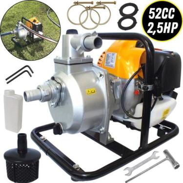 Imagem de Motobomba Vulcan VB10B Autoescorvante Á Gasolina 2 Tempos 52cc 2,5HP P