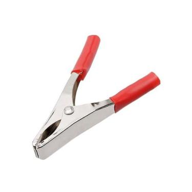 Imagem de Garra Jacare Para Bateria 10A - 5Cm - Vermelha - NWT