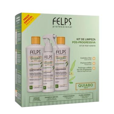 Imagem de Kit Quiabo XBTX Pós Progressiva Felps Professional 3 em 1