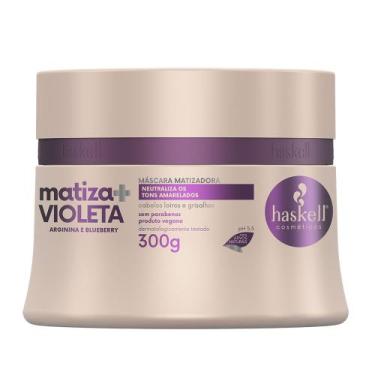 Imagem de Máscara Capilar Matizadora Haskell Matiza+ Violeta 300g