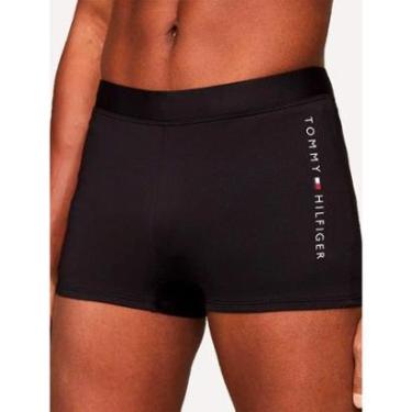 Imagem de Sunga Tommy Hilfiger Boxer Trunk TH Original Preta-Masculino