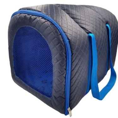 Imagem de Casa E Bolsa De Transporte Pet Cachorro Gato Tamanhos P M G - Mundo An