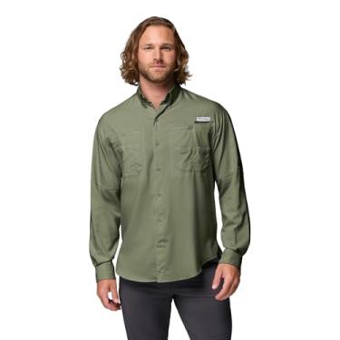 Imagem de Columbia Camiseta masculina Tamiami Ii de manga comprida, Cipreste, GG