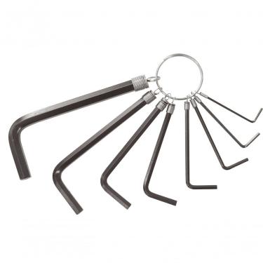 Imagem de Jogo Chave Hexagonal Allen 1,5-8,0mm Tipo L Curta Argola Cro