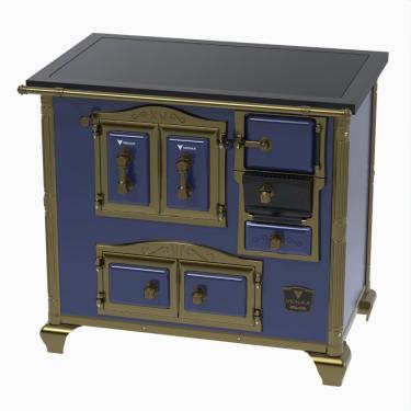 Imagem de Fogao a Lenha Venax n 2 Imperador Premium Azul SE
