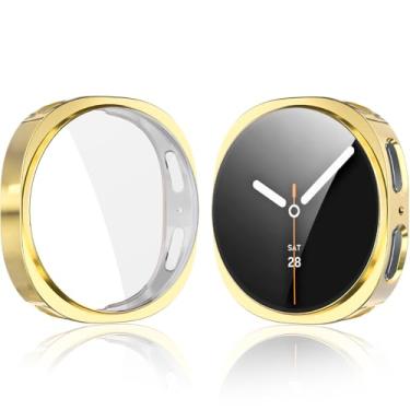 Imagem de Capa protetora de tela de 40 mm compatível com Samsung Galaxy Watch 8 de 40 mm, tela protetora HD + amortecedor TPU macio, capa de rosto elegante para acessórios de pulseira Samsung Watch s8 - 40 mm