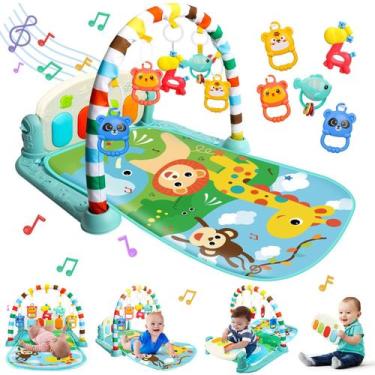 Imagem de Baby Gym Play Mat TOY Life para bebês de 0 a 6 meses com piano